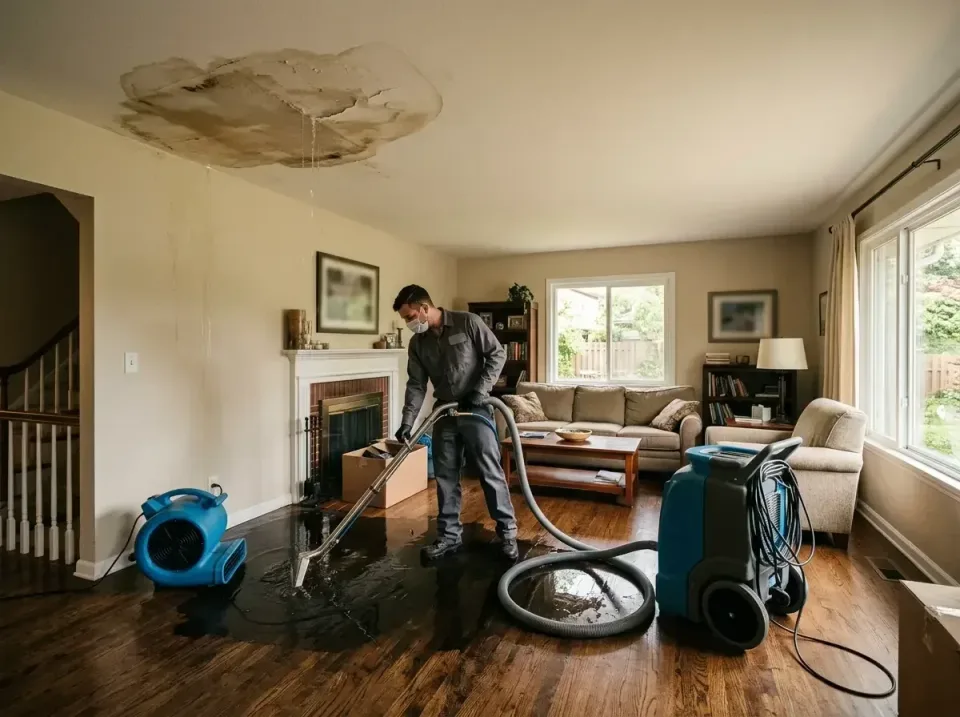 attic-pipe-burst-ceiling-drip-008 — frequently asked questions, Water Damage Restoration & Carpet Care in Owens Cross Roads,…
